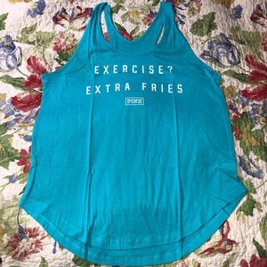 NIP Size L PINK Y-back Yoga Tank